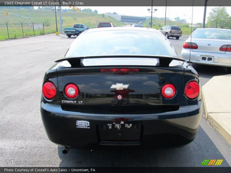 Black / Gray 2007 Chevrolet Cobalt LT Coupe