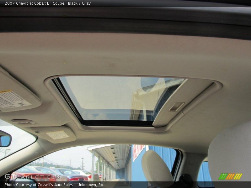 Black / Gray 2007 Chevrolet Cobalt LT Coupe
