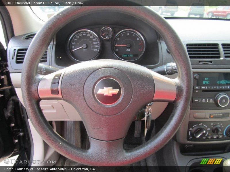 Black / Gray 2007 Chevrolet Cobalt LT Coupe