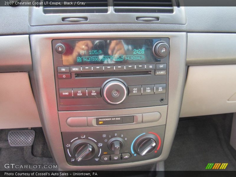 Black / Gray 2007 Chevrolet Cobalt LT Coupe