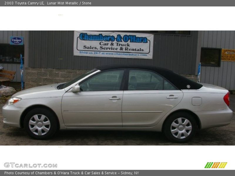 Lunar Mist Metallic / Stone 2003 Toyota Camry LE