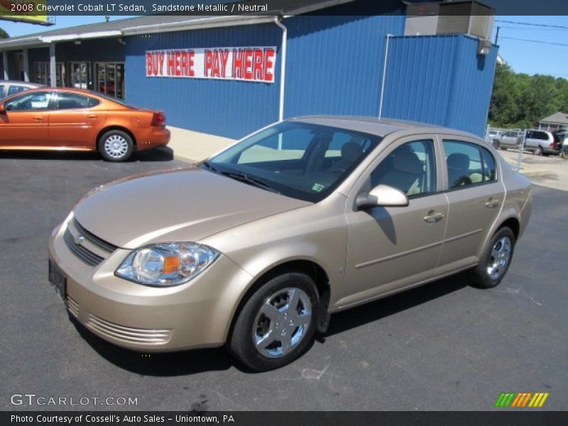 Sandstone Metallic / Neutral 2008 Chevrolet Cobalt LT Sedan