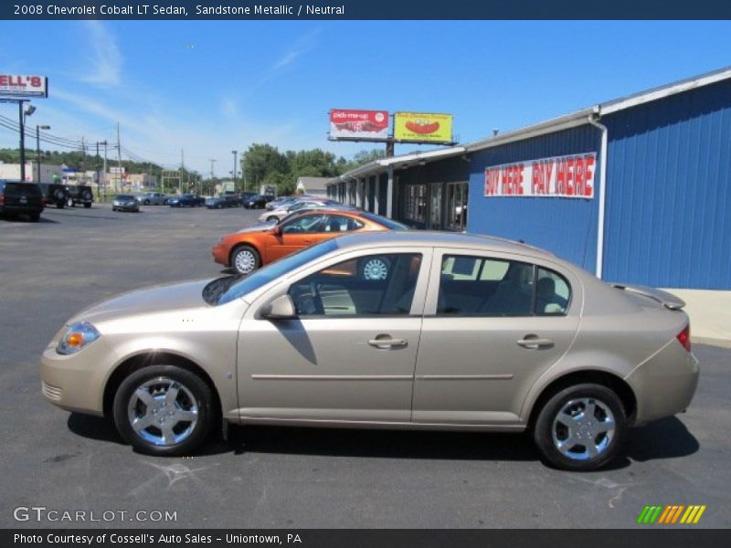 Sandstone Metallic / Neutral 2008 Chevrolet Cobalt LT Sedan