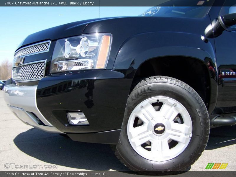 Black / Ebony 2007 Chevrolet Avalanche Z71 4WD