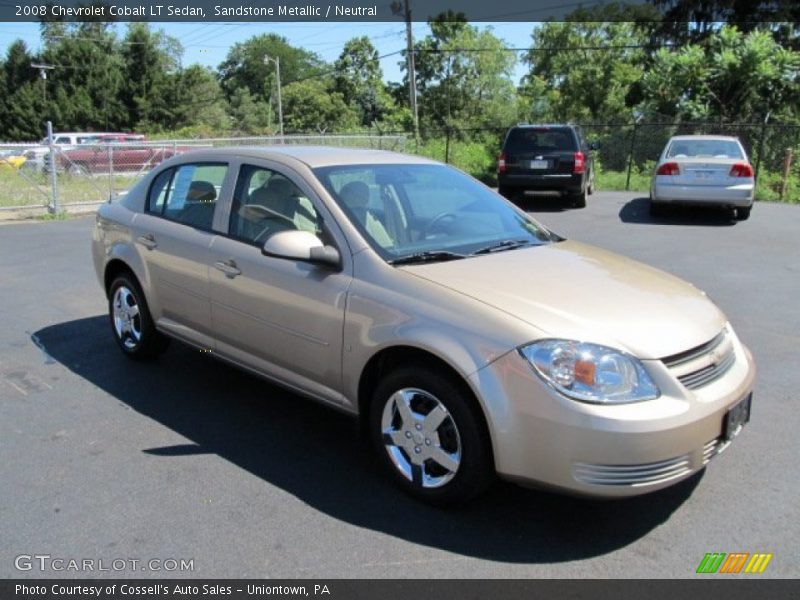 Sandstone Metallic / Neutral 2008 Chevrolet Cobalt LT Sedan