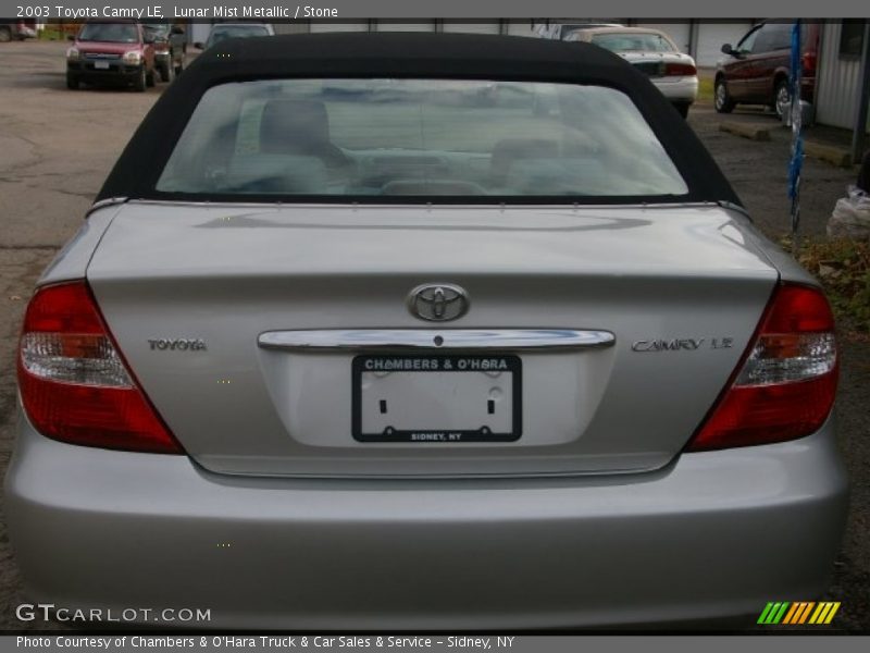 Lunar Mist Metallic / Stone 2003 Toyota Camry LE