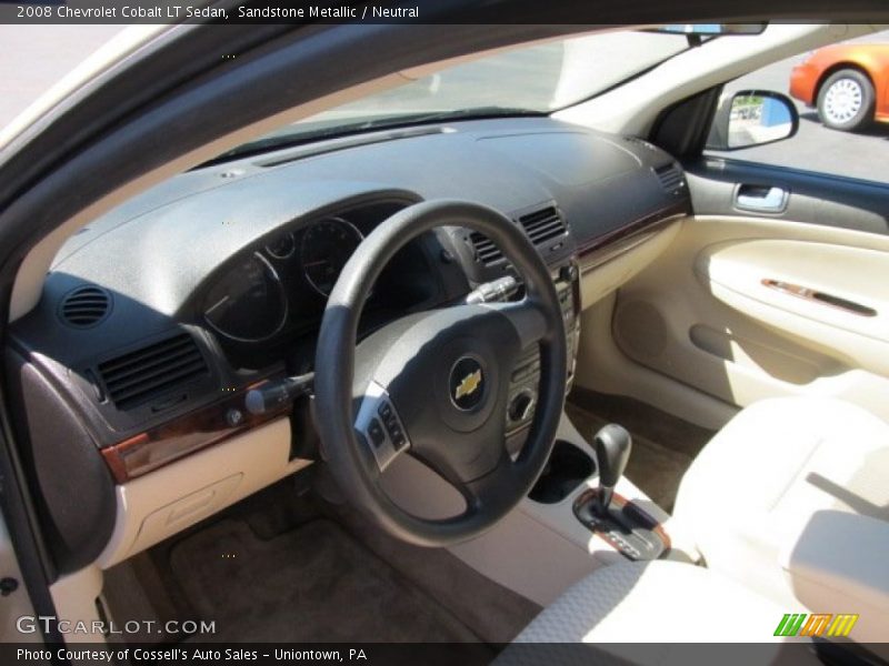 Sandstone Metallic / Neutral 2008 Chevrolet Cobalt LT Sedan