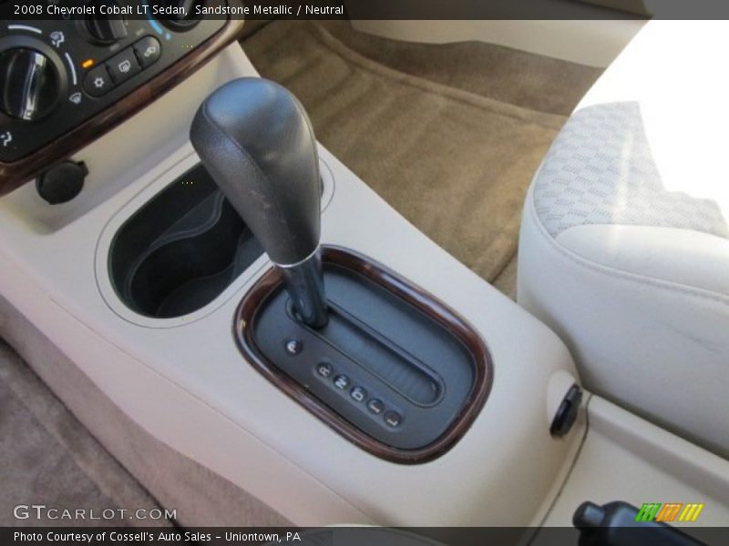 Sandstone Metallic / Neutral 2008 Chevrolet Cobalt LT Sedan