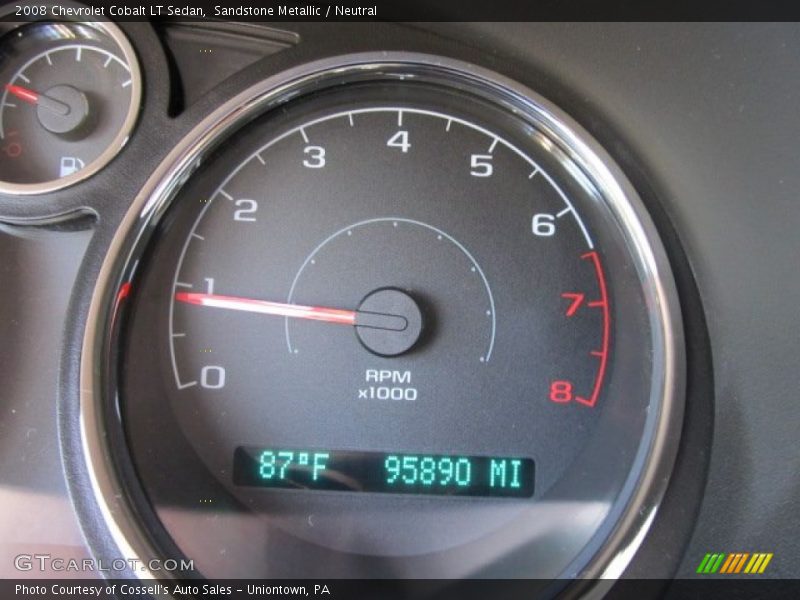 Sandstone Metallic / Neutral 2008 Chevrolet Cobalt LT Sedan