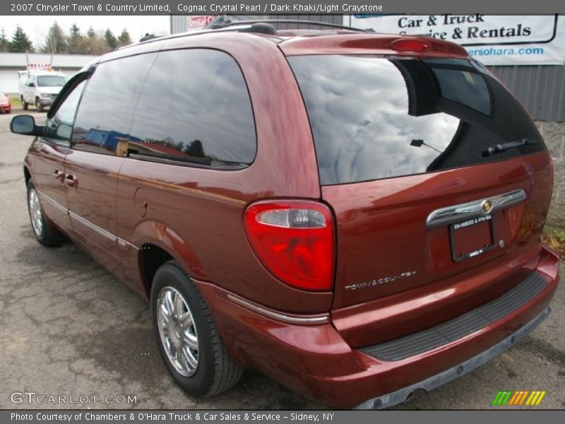 Cognac Crystal Pearl / Dark Khaki/Light Graystone 2007 Chrysler Town & Country Limited