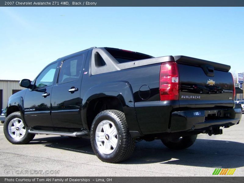 Black / Ebony 2007 Chevrolet Avalanche Z71 4WD