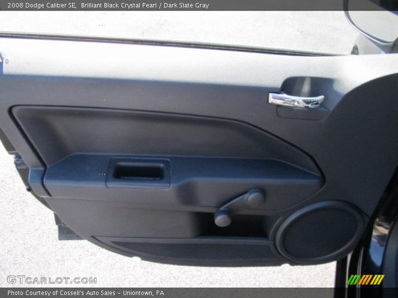 Brilliant Black Crystal Pearl / Dark Slate Gray 2008 Dodge Caliber SE