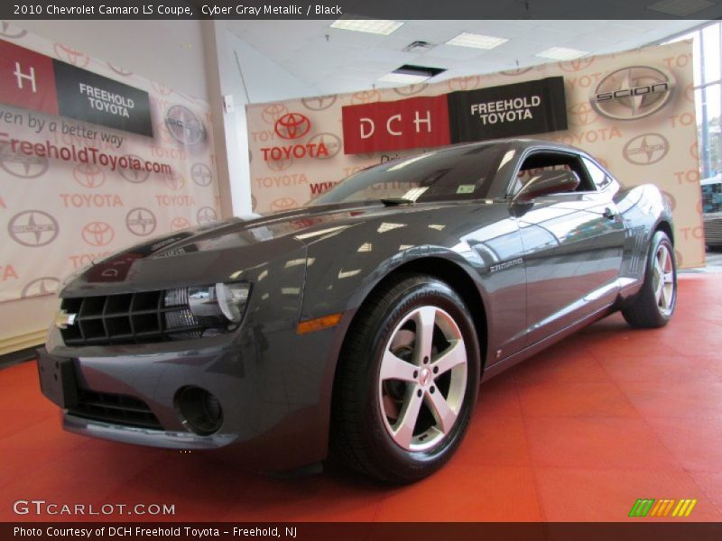 Cyber Gray Metallic / Black 2010 Chevrolet Camaro LS Coupe