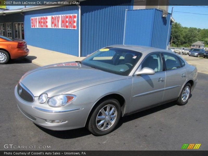 Platinum Metallic / Gray 2007 Buick LaCrosse CX