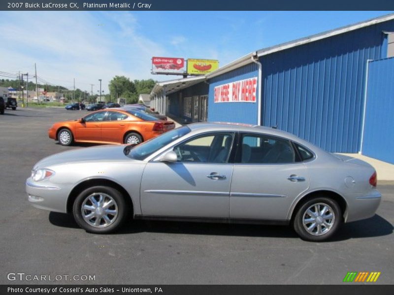 Platinum Metallic / Gray 2007 Buick LaCrosse CX