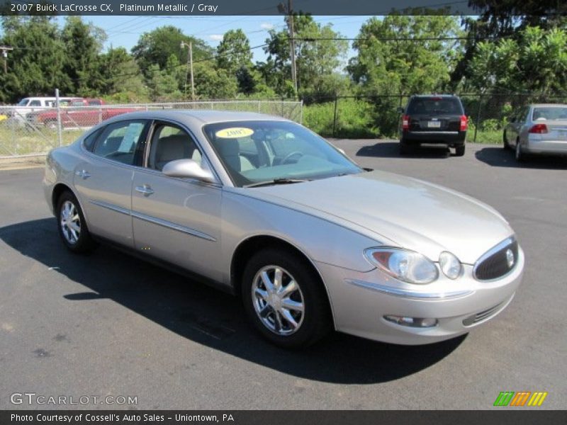Platinum Metallic / Gray 2007 Buick LaCrosse CX