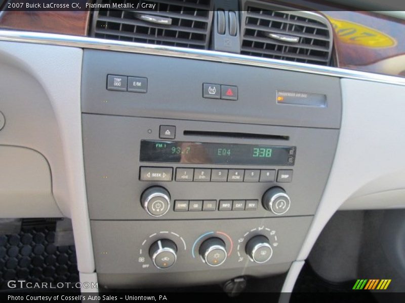 Platinum Metallic / Gray 2007 Buick LaCrosse CX