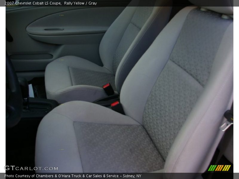 Rally Yellow / Gray 2007 Chevrolet Cobalt LS Coupe