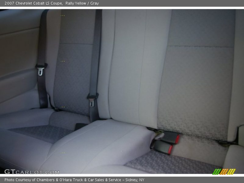 Rally Yellow / Gray 2007 Chevrolet Cobalt LS Coupe