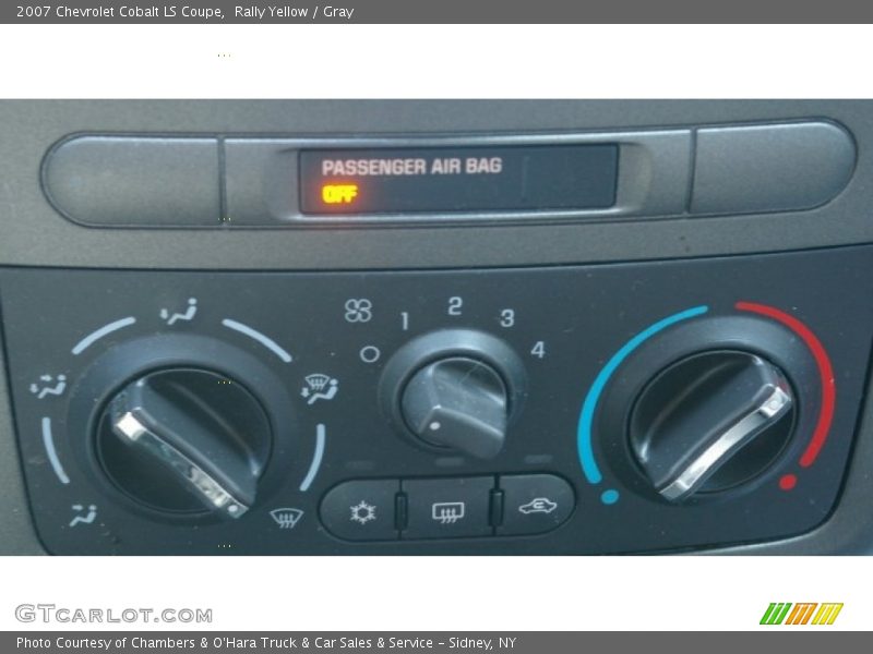 Rally Yellow / Gray 2007 Chevrolet Cobalt LS Coupe