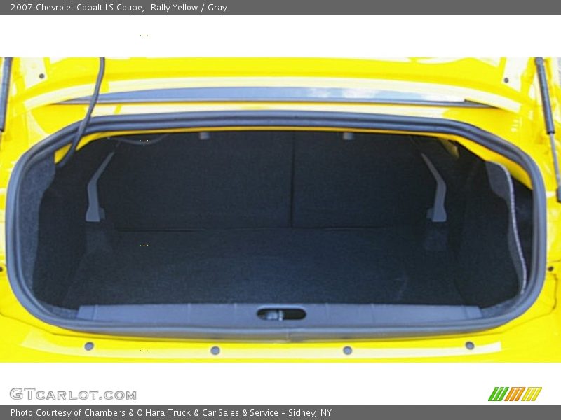Rally Yellow / Gray 2007 Chevrolet Cobalt LS Coupe