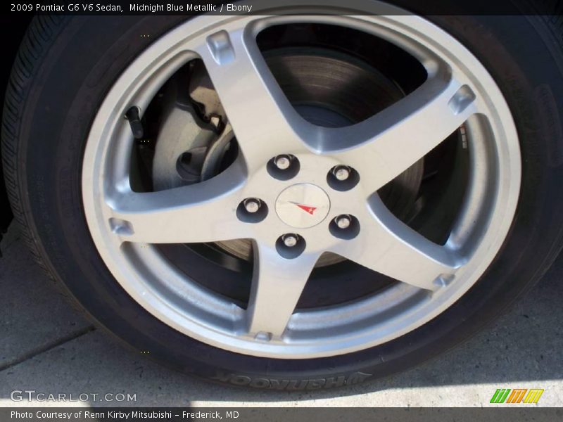 Midnight Blue Metallic / Ebony 2009 Pontiac G6 V6 Sedan