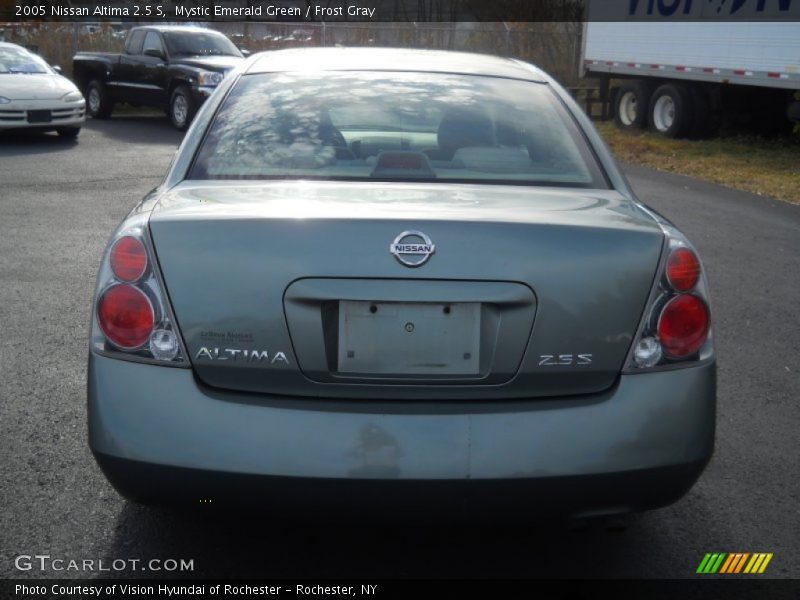 Mystic Emerald Green / Frost Gray 2005 Nissan Altima 2.5 S