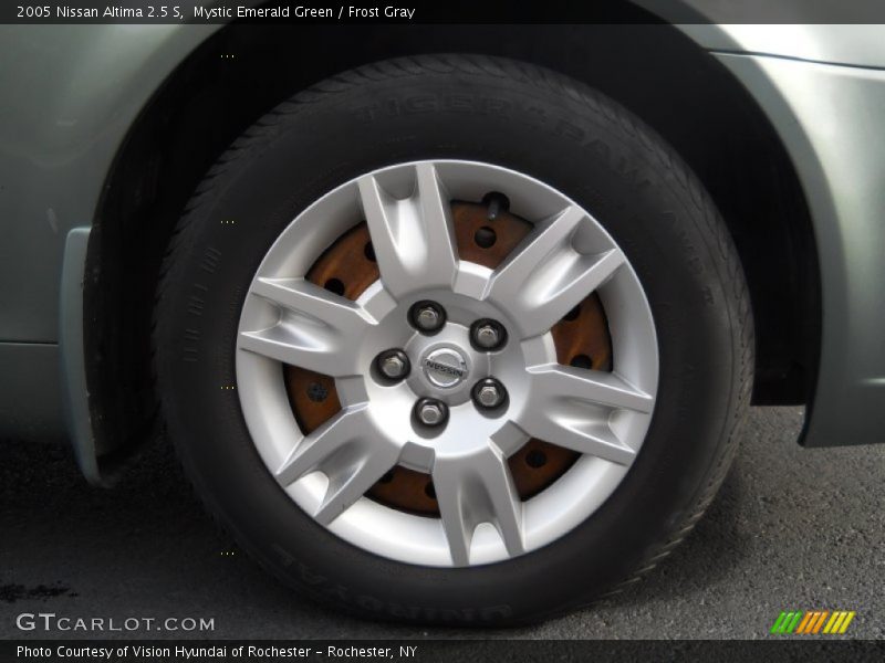 Mystic Emerald Green / Frost Gray 2005 Nissan Altima 2.5 S