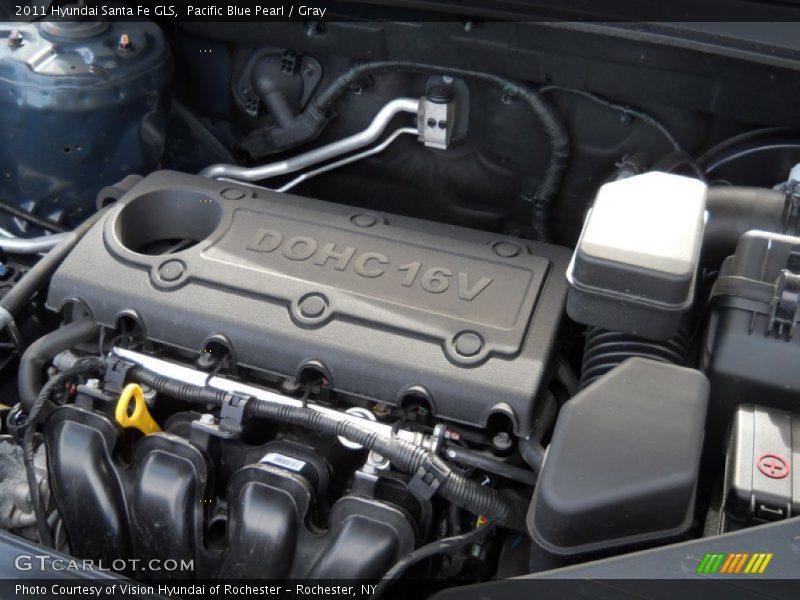 2011 Santa Fe GLS Engine - 2.4 Liter DOHC 16-Valve VVT 4 Cylinder