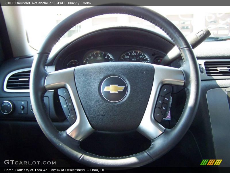 Black / Ebony 2007 Chevrolet Avalanche Z71 4WD