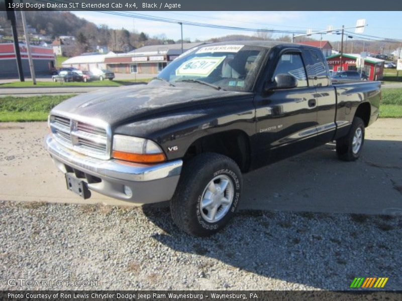 Black / Agate 1998 Dodge Dakota SLT Extended Cab 4x4