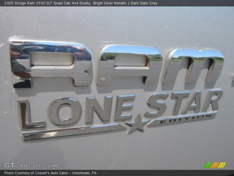Bright Silver Metallic / Dark Slate Gray 2005 Dodge Ram 3500 SLT Quad Cab 4x4 Dually
