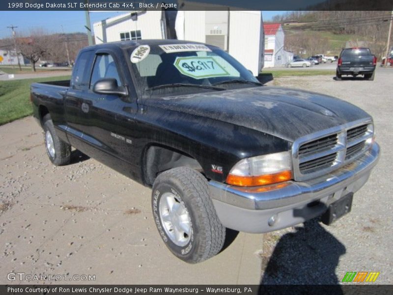 Black / Agate 1998 Dodge Dakota SLT Extended Cab 4x4