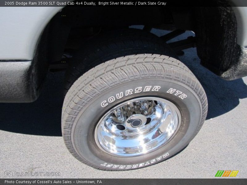 Bright Silver Metallic / Dark Slate Gray 2005 Dodge Ram 3500 SLT Quad Cab 4x4 Dually