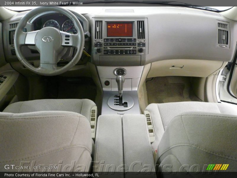 Ivory White Pearl / Willow 2004 Infiniti FX 35
