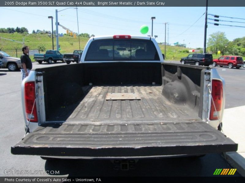 Bright Silver Metallic / Dark Slate Gray 2005 Dodge Ram 3500 SLT Quad Cab 4x4 Dually