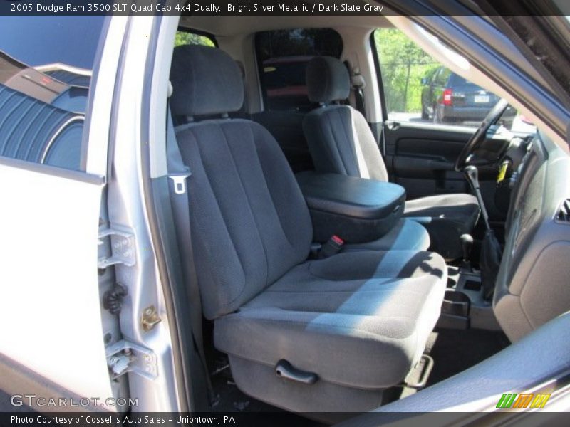 Bright Silver Metallic / Dark Slate Gray 2005 Dodge Ram 3500 SLT Quad Cab 4x4 Dually