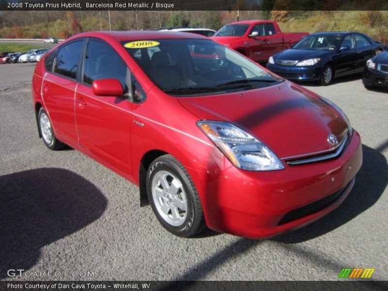 Barcelona Red Metallic / Bisque 2008 Toyota Prius Hybrid