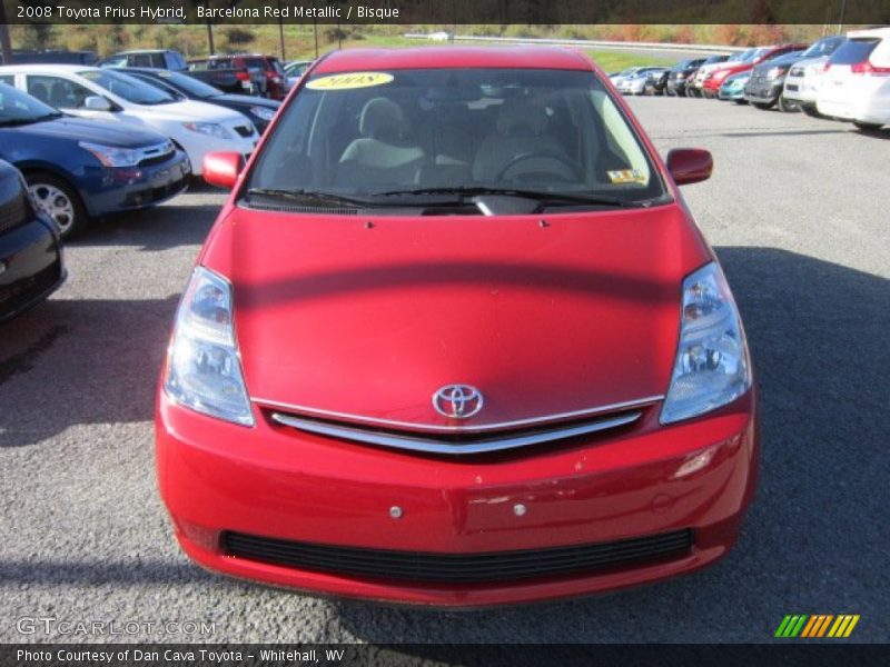 Barcelona Red Metallic / Bisque 2008 Toyota Prius Hybrid