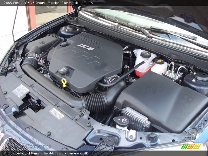 Midnight Blue Metallic / Ebony 2009 Pontiac G6 V6 Sedan