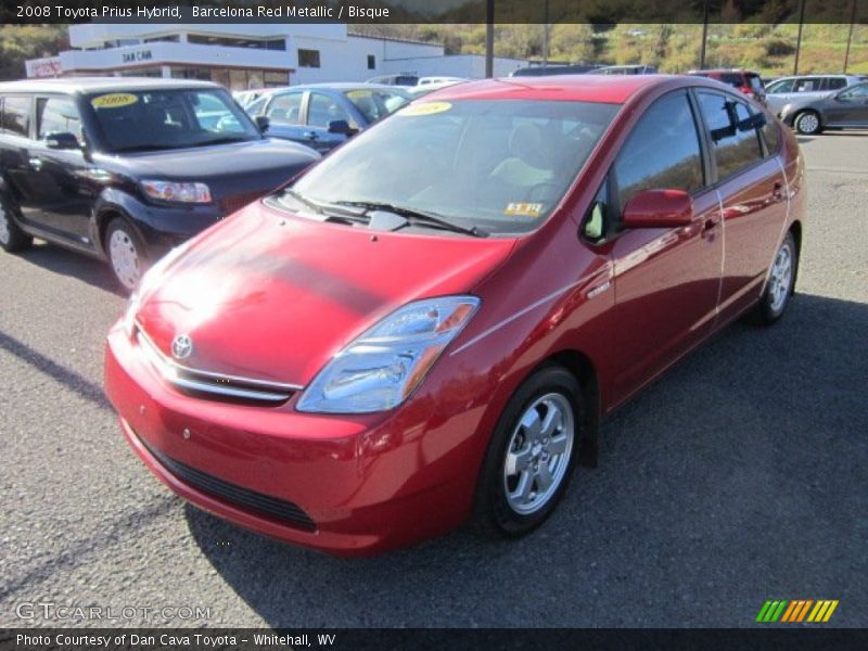 Barcelona Red Metallic / Bisque 2008 Toyota Prius Hybrid