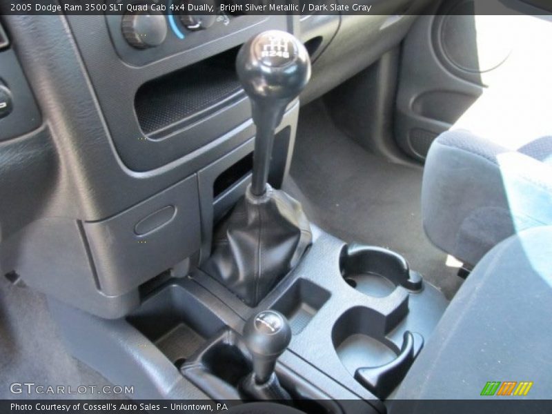 Bright Silver Metallic / Dark Slate Gray 2005 Dodge Ram 3500 SLT Quad Cab 4x4 Dually