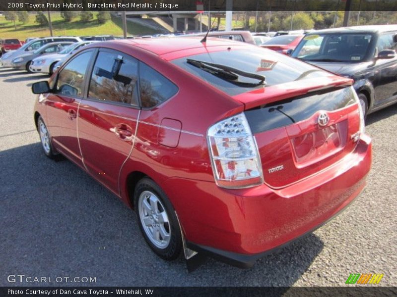Barcelona Red Metallic / Bisque 2008 Toyota Prius Hybrid