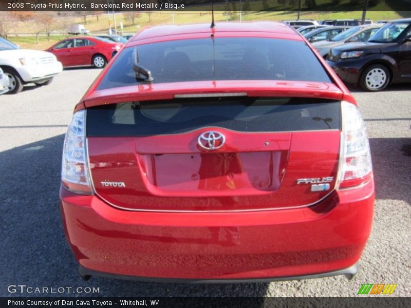 Barcelona Red Metallic / Bisque 2008 Toyota Prius Hybrid