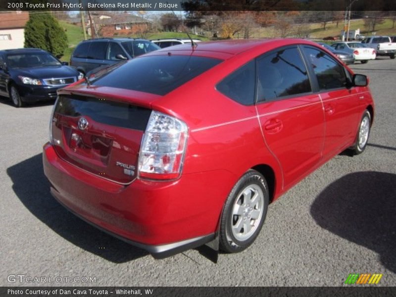 Barcelona Red Metallic / Bisque 2008 Toyota Prius Hybrid