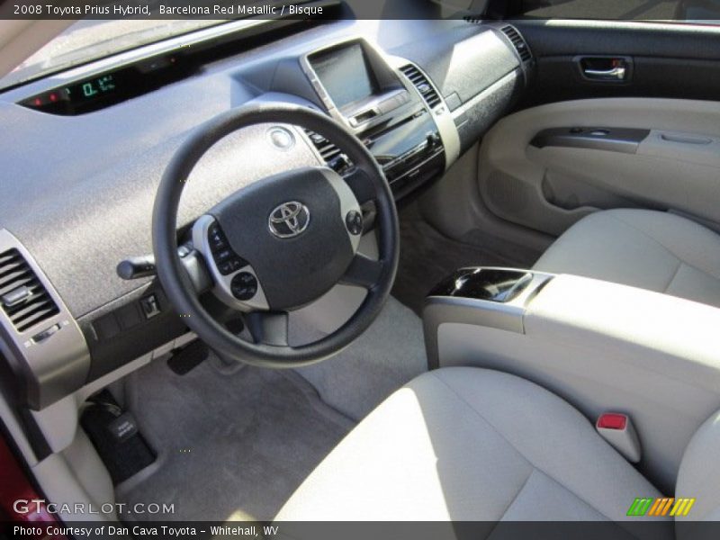 Barcelona Red Metallic / Bisque 2008 Toyota Prius Hybrid