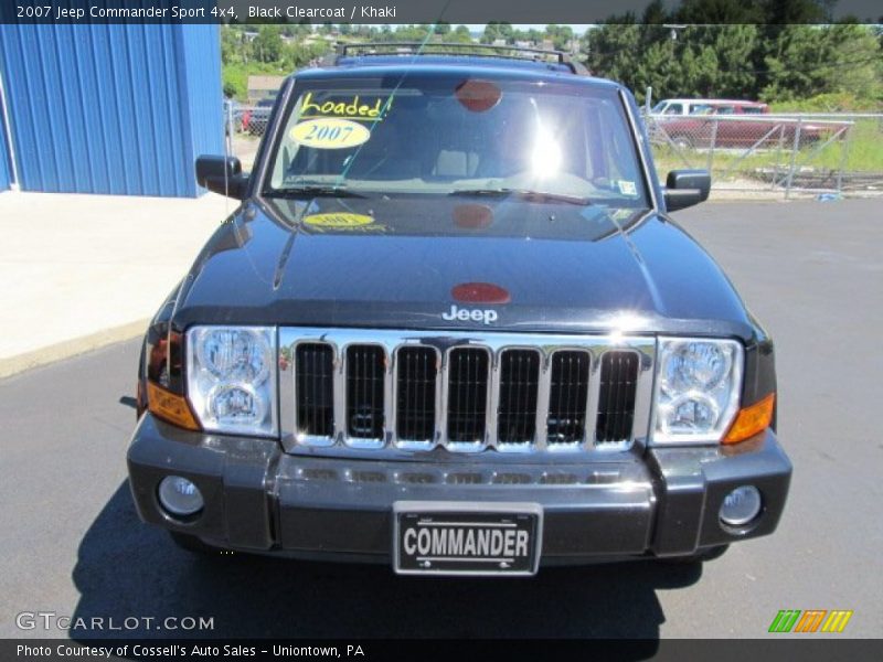 Black Clearcoat / Khaki 2007 Jeep Commander Sport 4x4