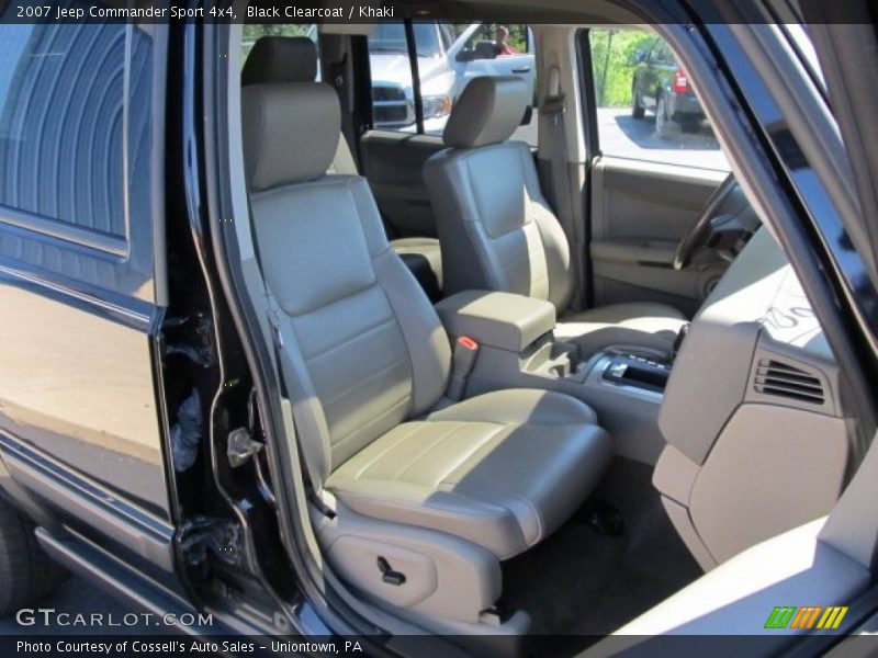 Black Clearcoat / Khaki 2007 Jeep Commander Sport 4x4