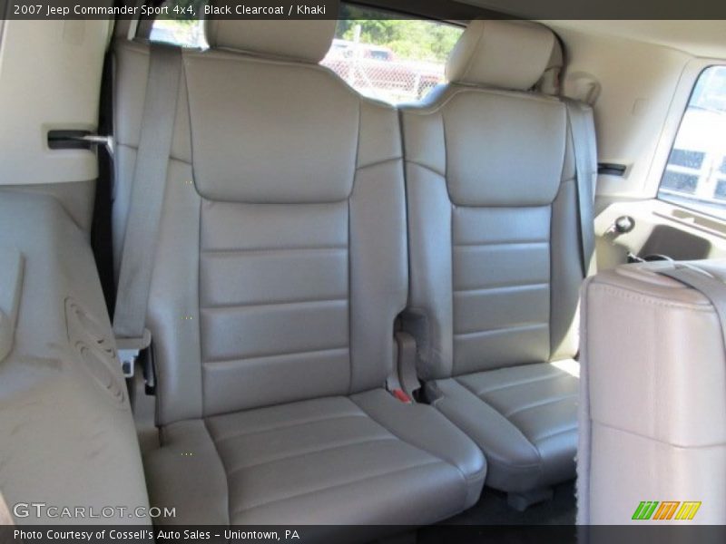 Black Clearcoat / Khaki 2007 Jeep Commander Sport 4x4
