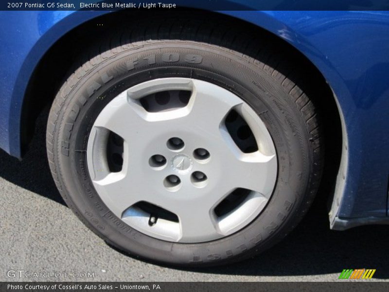Electric Blue Metallic / Light Taupe 2007 Pontiac G6 Sedan